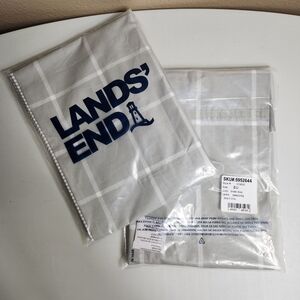 Lands End Pureloft Printed Euro Square Shams-Set Of 2